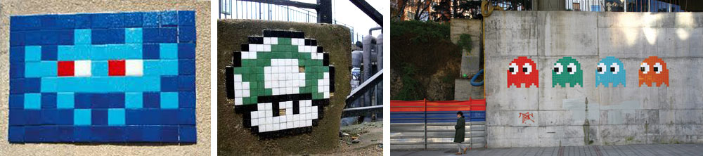 mosaique space invaders