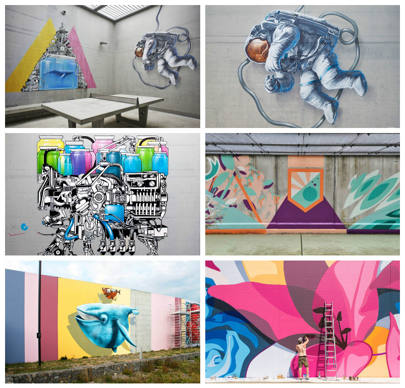 Graffiti en prison collectif NEVERCREW