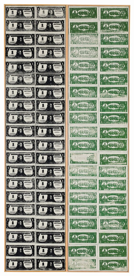 Andy Warhol “Front and Back Dollar Bills”