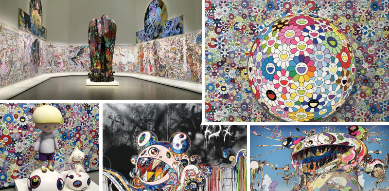 Takashi Murakami expose à la fondation Louis Vuitton